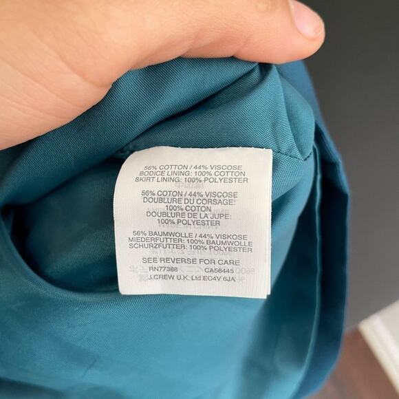 J.Crew Womens Dress Size 4 Blue Strapless Cutout Short Mini Sweetheart Neck - Picture 4 of 13